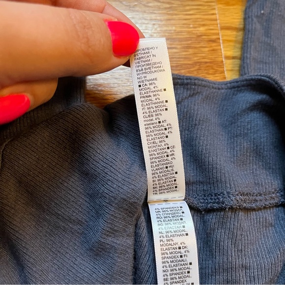 Athleta Well Rested Rib Sleep Wide Leg Pant size large - Picture 6 of 9